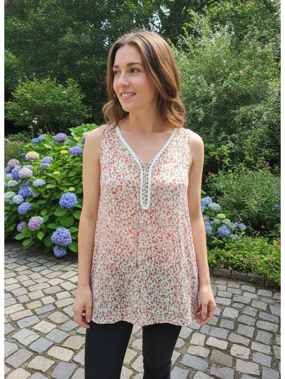 Tommy Bahama Women's Sleeveless Floral Tank Top XS